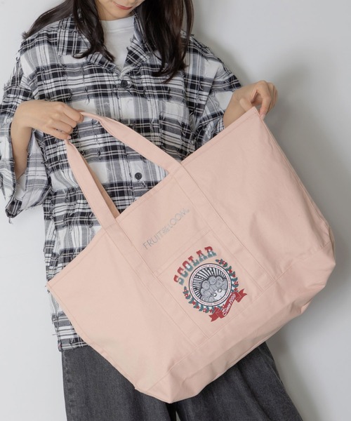 ScoLar（スカラー） トートバッグ 662442：FRUIT OF THE LOOM×ScoLar 