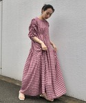 「Kastane」 7分袖ワンピース FREE...の詳細画像3