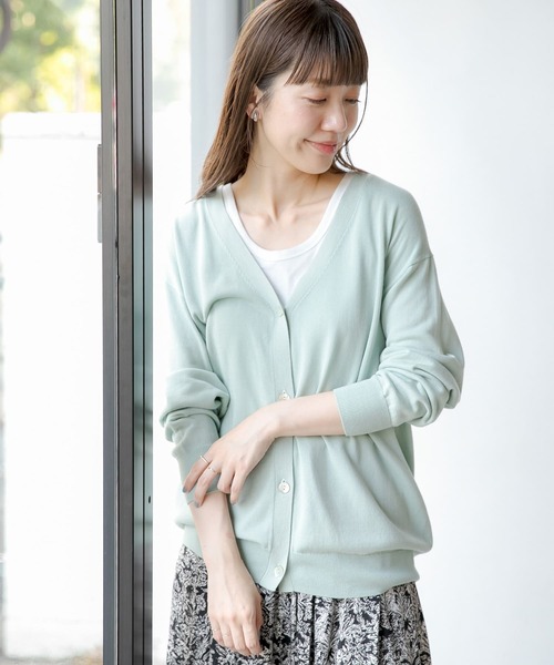 「URBAN RESEARCH Sonny Label」 ニットカーディガン FREE ベージュ レディース_画像3