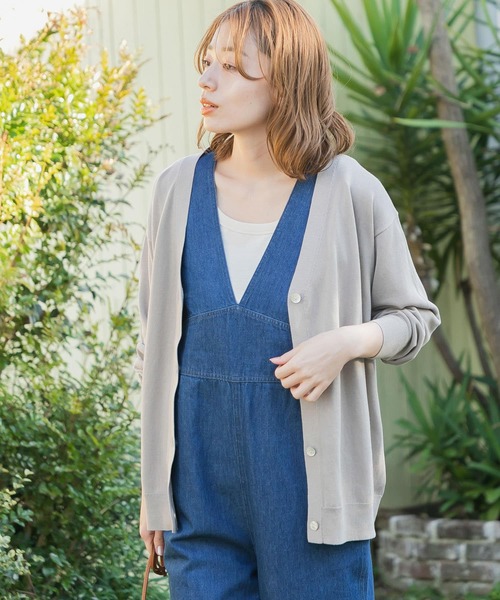 「URBAN RESEARCH Sonny Label」 ニットカーディガン FREE ベージュ レディース_画像4
