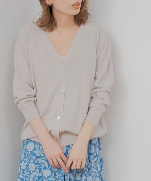 「URBAN RESEARCH Sonny Label」 ニットカーディガン FREE ベージュ レディース_画像5