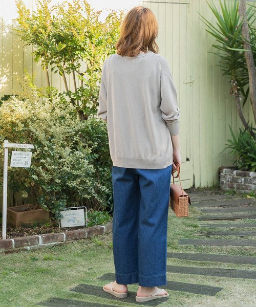 「URBAN RESEARCH Sonny Label」 ニットカーディガン FREE ベージュ レディース_画像6