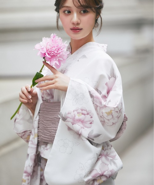 tocco closetトッコクローゼット フラワープリントセパレート浴衣 tocco closet（トッコ クローゼット） セパレート浴衣 浴衣 「トップス