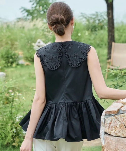 BIRTHDAY BASH（バースデーバッシュ） ブラウス シャツ LACE COLLAR NS