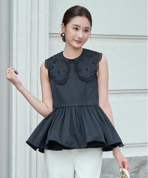 BIRTHDAY BASH（バースデーバッシュ） ブラウス シャツ LACE COLLAR NS
