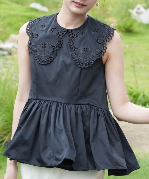BIRTHDAY BASH（バースデーバッシュ） ブラウス シャツ LACE COLLAR NS