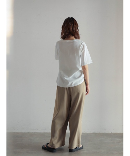 「FIL DE FER」 半袖Tシャツ FREE ホワイト レディース_画像2