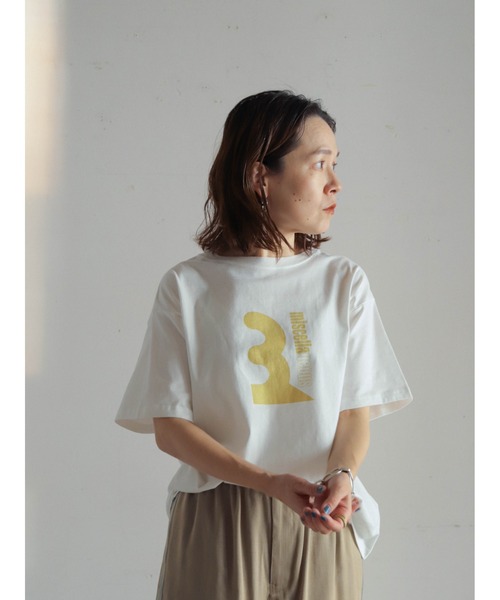 「FIL DE FER」 半袖Tシャツ FREE ホワイト レディース_画像3