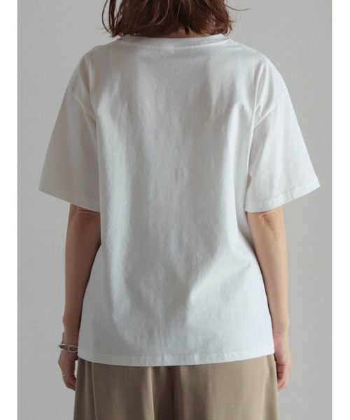 「FIL DE FER」 半袖Tシャツ FREE ホワイト レディース_画像6