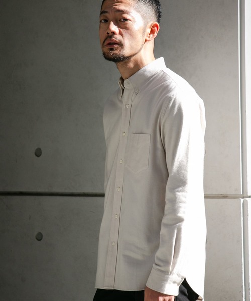 「URBAN RESEARCH ROSSO MEN」 長袖シャツ MEDIUM ブルー系その他 メンズ_画像4