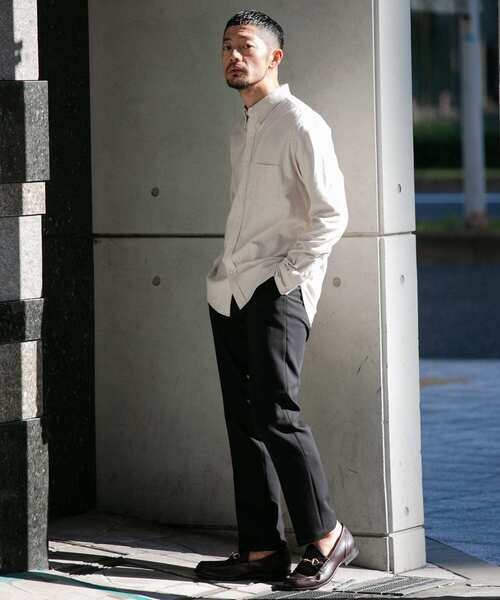 「URBAN RESEARCH ROSSO MEN」 長袖シャツ MEDIUM ブルー系その他 メンズ_画像7