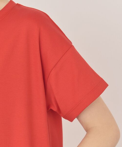 「AMERICAN HOLIC」 半袖ワンピース L レッド レディース_画像9