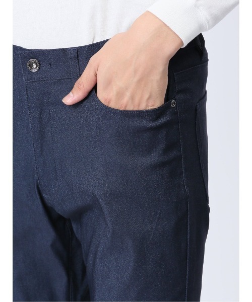 「TAKA-Q」 チノパンツ MEDIUM ネイビー メンズ_画像7