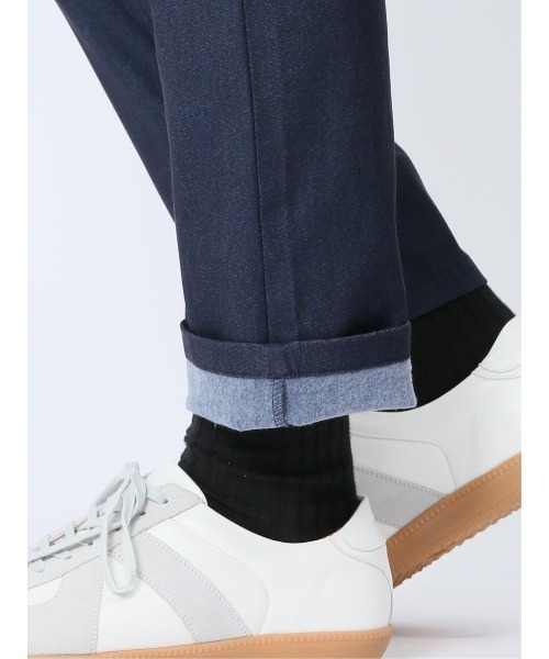 「TAKA-Q」 チノパンツ MEDIUM ネイビー メンズ_画像9