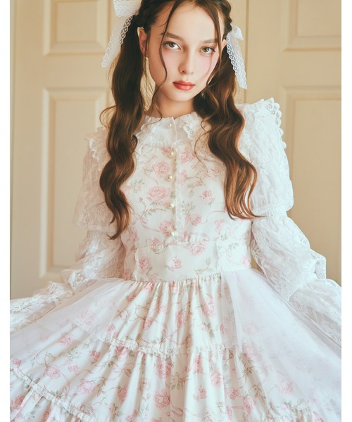 mellfy memory（メルフィーメモリー） ワンピース Rose perfume tulle