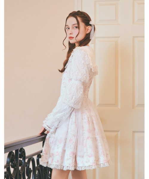 mellfy memory（メルフィーメモリー） ワンピース Rose perfume tulle