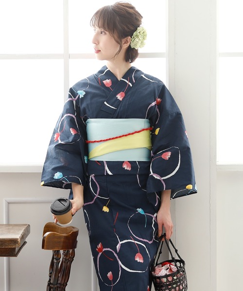 yulie 浴衣 ＼15種類から選べるレディース3点セット／「大人浴衣