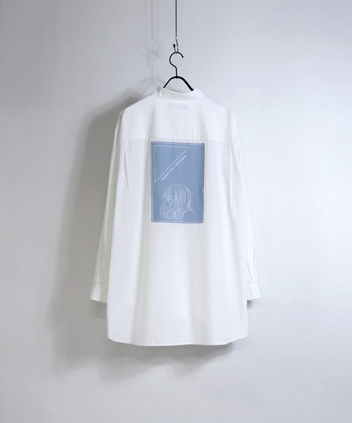 シャツ ブラウス Confirm コンファーム イラストプリントビッグシルエットシャツ Zozotown Paypayモール店 通販 Paypayモール