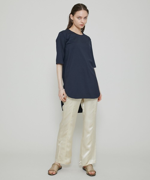 ATON（エイトン） tシャツ Tシャツ 【】ROUND HEM T-SHIRT/ラウンド
