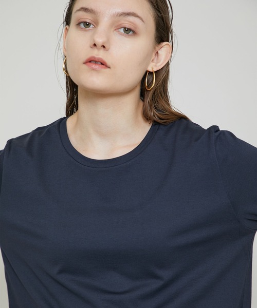 ATON エイトン ラウンドヘム Tシャツ カットソー DRY COTTON JERSEY | ROUND HEM TANK TOP – ATON | エイトン