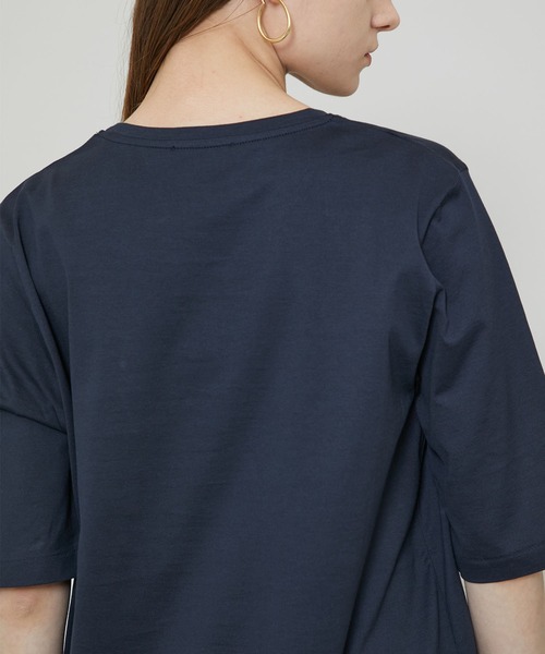 ATON（エイトン） tシャツ Tシャツ 【】ROUND HEM T-SHIRT/ラウンド