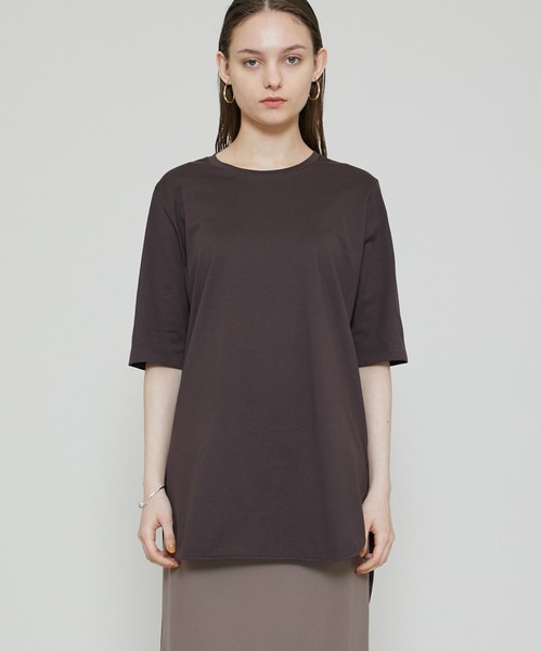 ATON エイトン ラウンドヘム Tシャツ カットソー DRY COTTON JERSEY | ROUND HEM TANK TOP – ATON | エイトン