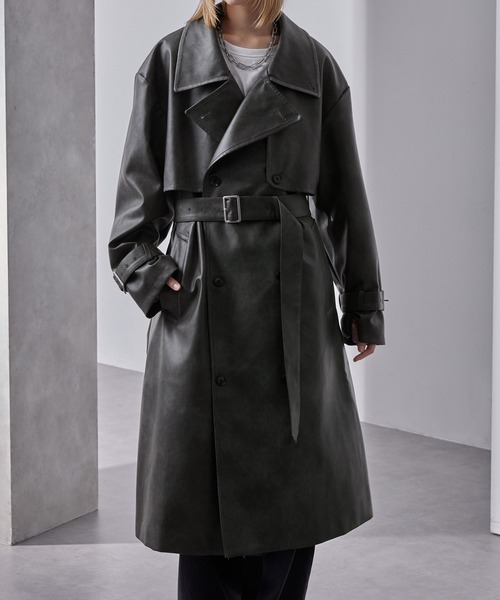 最終価格！トゥービーシック　トレンチ　フレア　42 黒　暖か裏地付 取り外し可 公式】TO BE CHIC(トゥービーシック)のファッション通販 - SANYO