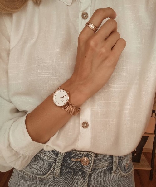 Daniel Wellington 指輪 リング EMALIE RING DUSTY ROSE