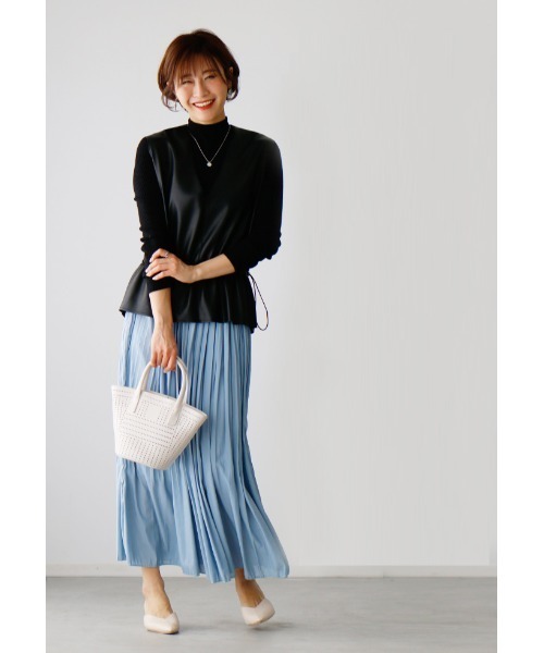 ベスト ジレ 大人の正解女っぽフェイクレザーベスト レディース Ehre style ベスト ジレ 大人の正解女っぽフェイクレザーベスト