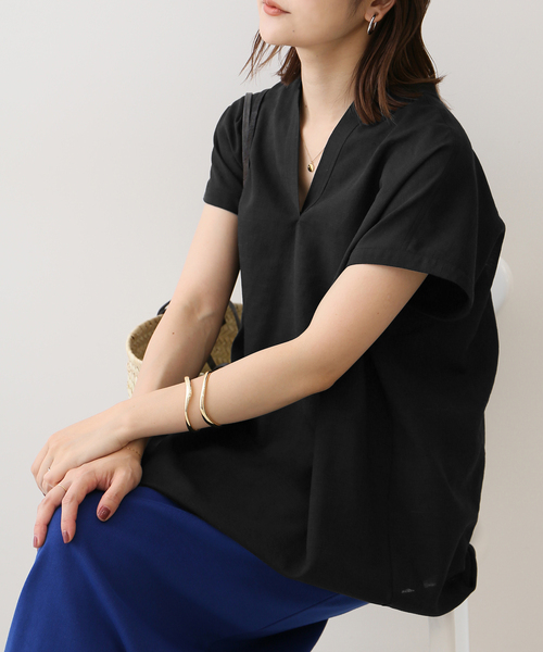 SLOBE IENA（スローブイエナ） シャツ ブラウス スラブボイル