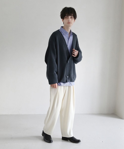 パンツ セミワイドタックバルーンパンツ メンズ レディース : ZOZOTOWN