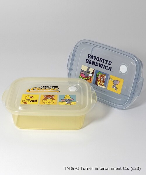 212 KITCHEN STORE 抗菌フードコンテナ 2Pセット 「トムとジェリー