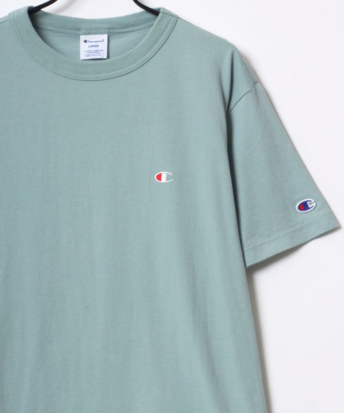 Champion（チャンピオン） tシャツ コットンUSA ロゴワッペン ワン