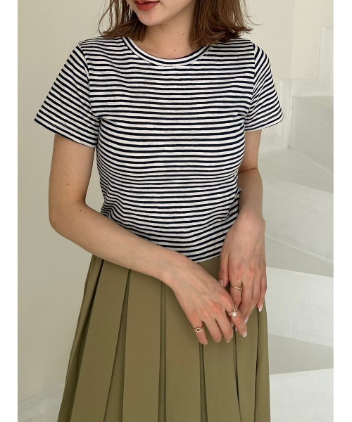 おまめちゃん 様　 JEANS レディースTシャツ クロップド丈 クロップド丈肩開きTシャツ（女の子） 通販【ニッセン】