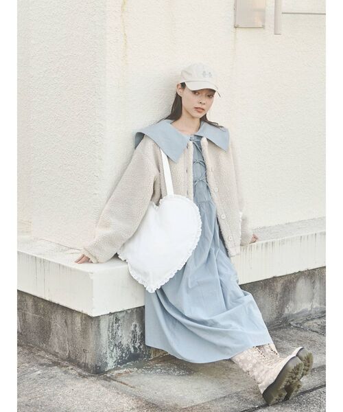 merry jenny 長袖ワンピース merry jenny 「merry jenny」 長袖ワンピース FREE ブルー WOMEN