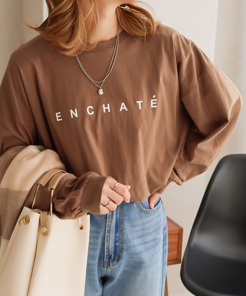 Social GIRL（ソーシャルガール） tシャツ オーバーサイズロゴロングT