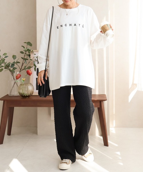 Social GIRL（ソーシャルガール） tシャツ オーバーサイズロゴロングT