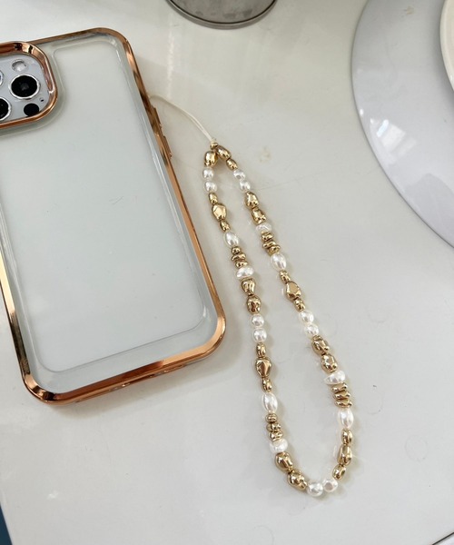 Me%（ミィパーセント） モバイルアクセサリー パールメタルチャーム