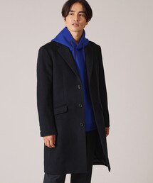 TAKEO KIKUCHI チェスターコート コート ウールカシミヤブレンド