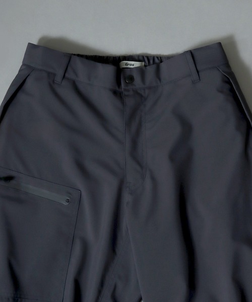 パンツ Gros/グロス 防風 撥水 ストレッチ 裏フリース
