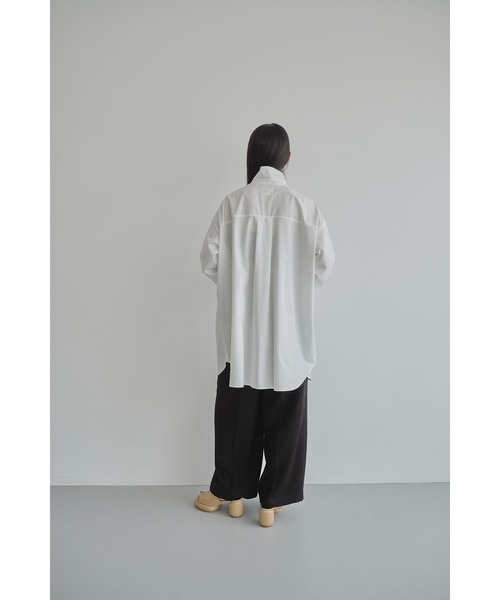 Abor ブラウス シャツ 「Abor」ハイネックシャーリングオーバー