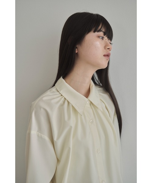 Abor ブラウス シャツ 「Abor」ハイネックシャーリングオーバー