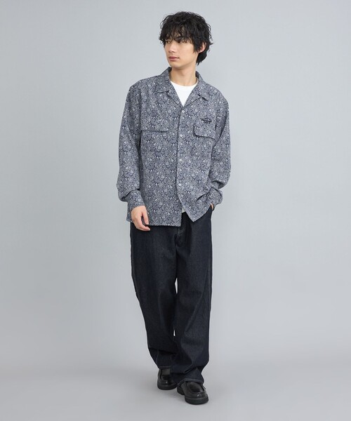 TOWNCRAFT（タウンクラフト） シャツ 別注ペイズリーオープンカラー