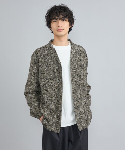 TOWNCRAFT（タウンクラフト） シャツ 別注ペイズリーオープンカラー