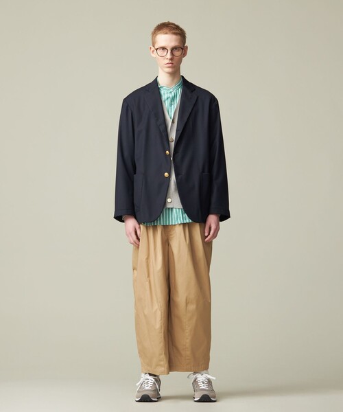 美品【J.PRESS】テーラードジャケット 金釦 メリノウール モヘヤ チェック J.PRESS YORK STREET ジャケット テーラードジャケット 「UNISEX