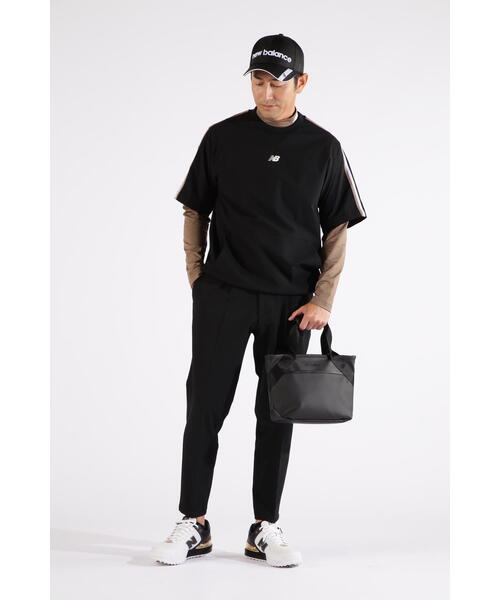 ニューバランス ゴルフ 012-4981006 マットPU×エンボスPU カートバッグ ブラック(010) new balance golf 10p 即納 New Balance Golf ニューバランス ゴルフ ラウンドバッグ マット