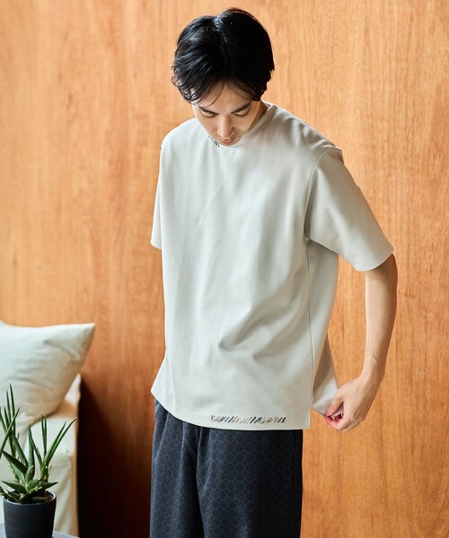 tシャツ Tシャツ メンズ BEAMS HEART / ダンボール ステッチ Tシャツ｜zozo｜11