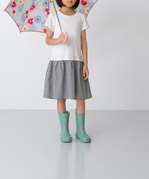 Menthe et Grenadine キッズ　ブーツ　31 アキレス キッズ レインブーツ 長靴 くつ クツ モントレ 14-21cm