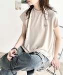 tシャツ 半袖 キレイめ大人のフレンチ袖。胸刺...の詳細画像3