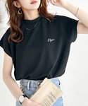 tシャツ 半袖 キレイめ大人のフレンチ袖。胸刺...の詳細画像5